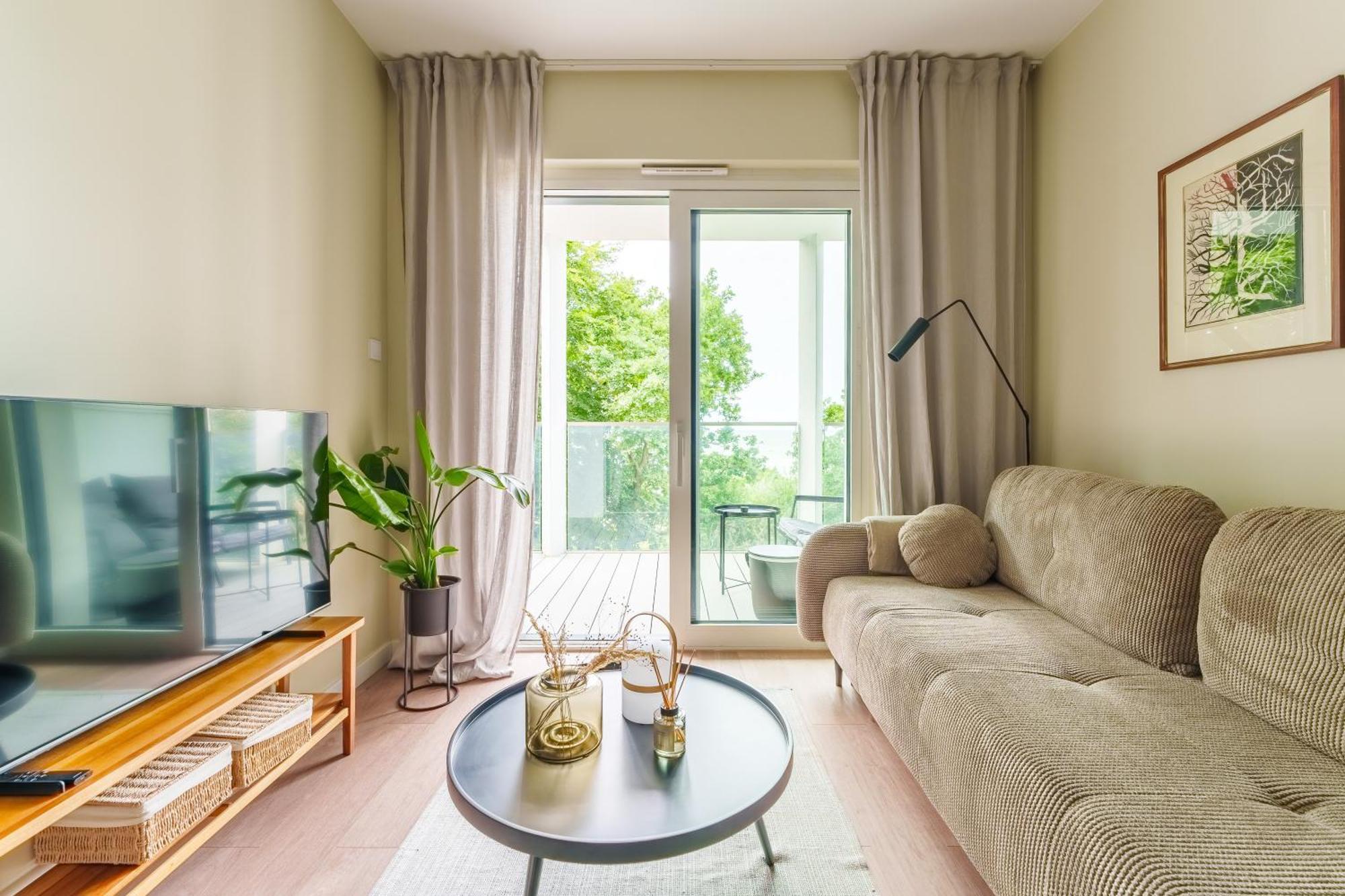 Apartament Z Widokiem Na Morze 120 By Perlowa Przystan Rent Sianozety Exteriör bild