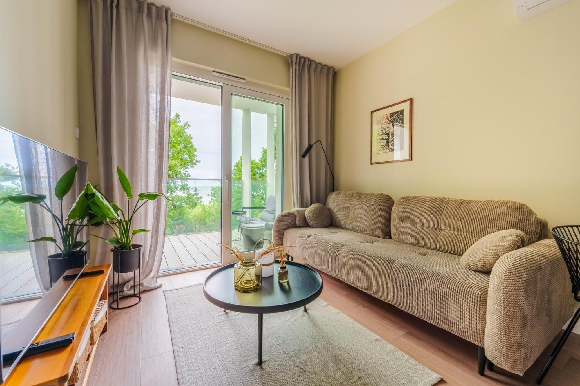 Apartament Z Widokiem Na Morze 120 By Perlowa Przystan Rent Sianozety Exteriör bild