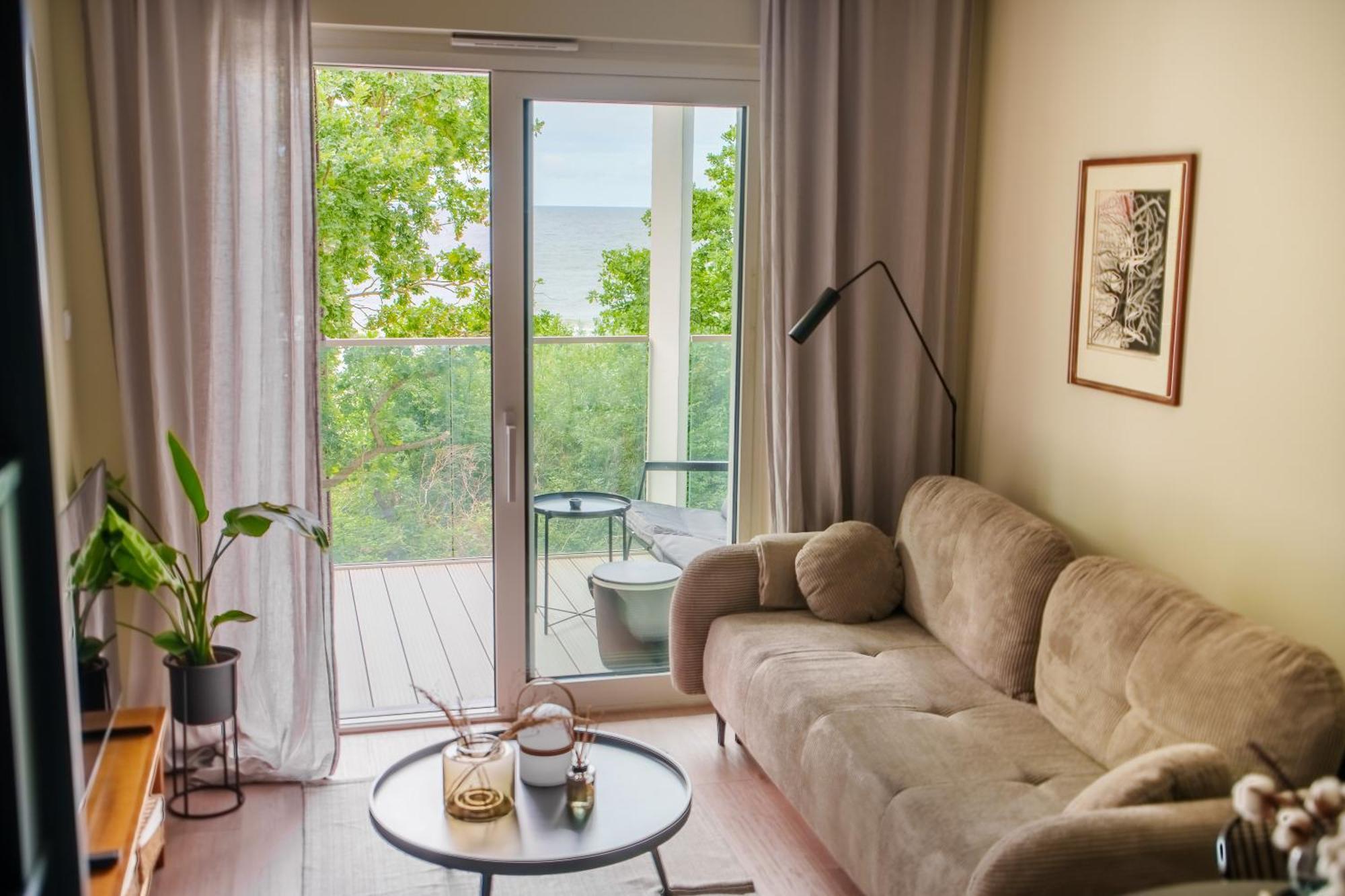 Apartament Z Widokiem Na Morze 120 By Perlowa Przystan Rent Sianozety Exteriör bild